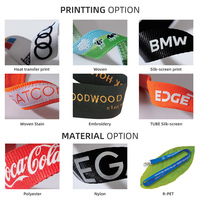 Lanière de cou personnalisable avec logo, impression par transfert thermique, sérigraphie, pour événements d'entreprise, porte-badge promotionnel