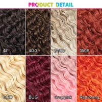 Extensions de cheveux synthétiques Deep Wave Freetress Deep Twist Crochet Hair Ariel Curl Hair