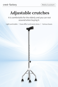 Vente directe d'usine de béquilles à quatre pieds, cannes antidérapantes pour personnes âgées - Product Image 3