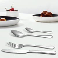 Ensemble de couverts en acier inoxydable, 24 pièces, de haute qualité, couteau Antique, fourchette et cuillère, argenterie avec boîte-cadeau, livraison gratuite
