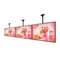 32 43 50 55 pulgadas 10mm Pantalla de publicidad montada en la pared Restaurante Tienda minorista Lcd Digital Restaurante TV Menú Pantalla de visualización