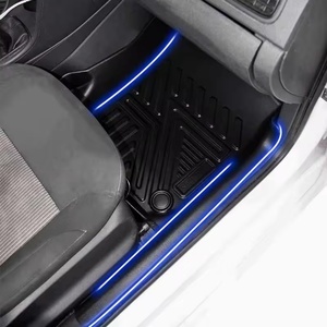 Tapis de voiture 5D de haute qualité de la marque KQD, tapis de sol de voiture décoratifs en TPE, adaptés à la Volkswagen Polo - Product Image 2