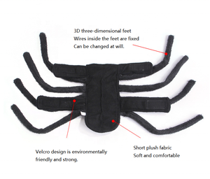 Costumes d'halloween pour animaux de compagnie, chiens, chats, Costume d'<span class=keywords><strong>araignée</strong></span> pour la fête d'halloween, Costumes d'<span class=keywords><strong>araignée</strong></span> Cosplay pour animaux de compagnie, accessoires de vêtements - Product Image 5