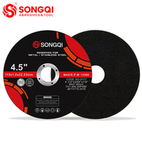 Disques de découpe en métal fin SONGQI 115 mm, épaisseur 1,0 mm, pour meuleuse d'angle, coupe de l'acier sans bavures
