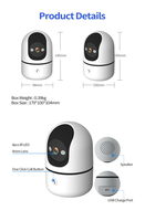 Wifi Hot Selling Items Built-in Speaker Indoor Camera 1080p Full Hd Camera De Surveillence 4g for Shop Security