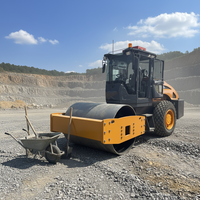 Compacteur vibrant à tambour unique BM8000, moteur diesel Cummins, entièrement hydraulique et articulé, pour travaux routiers