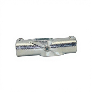 Croix réglable en métal HULK, double galvanisation, 45 °   - 90 °   Connecteurs de clôture en tuyau à serrage rapide - Product Image 4