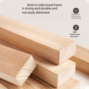Canapé-<span class=keywords><strong>lit</strong></span> <span class=keywords><strong>convertible</strong></span> en tissu Click Clack à prix d'usine avec rembourrage en éponge extensible, design minimaliste en bois pour appartements - Product Image 3