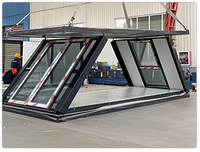 Casa Contenedor Prefabricada Plegable Z Fold, Cabaña Portátil de Rápida Construcción, Casa Modular Plegable para Alojamiento en Obras de Construcción