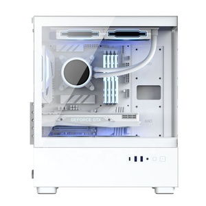 Jnp จากโรงงาน <span class=keywords><strong>ITX</strong></span> M-ATX ตู้เกมแบบหอคอยขนาดกลางพัดลมคอมพิวเตอร์ระบบระบายความร้อนด้วยน้ำเคสสำหรับเกมพีซี - Product Image 2