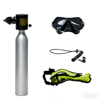 Pompe PCP manuelle haute pression 4500 psi, kit de réservoir d'air de plongée sportive en plein air 2L, bouteille de gaz d'oxygène sous-marine avec adaptateur, lunettes