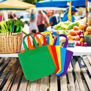 Grand Sac Cabas Stratifié Personnalisé, Réutilisable et Écologique, avec Anses pour Courses et Cadeaux Promotionnels - Product Image 3