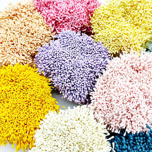 Paquete de 350 Piezas de Pistilos de Flores Hechos a Mano de 2 mm, Color Mate, Estambres Artificiales para Manualidades, Ramos de Flores con Limpiapipas - Product Image 4