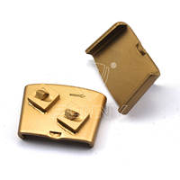 Meules diamantées à double segment pour ponceuse à béton, outils abrasifs à liant métallique pour la préparation et le nivellement des surfaces
