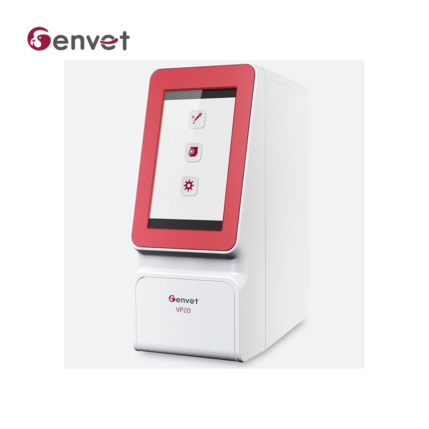Genvet VP20 POCT ветеринарный химический анализатор 7-дюймовый сенсорный экран Портативный Vet гематологический анализатор биохимии