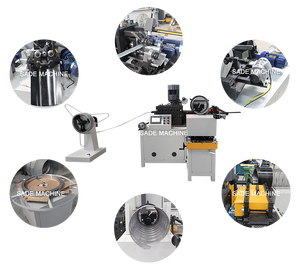Haute vitesse hebei <span class=keywords><strong>SADE</strong></span> voiture huile spirale filtre noyau <span class=keywords><strong>tube</strong></span> formant faisant la machine - Product Image 5