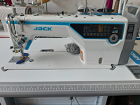 Machine à coudre Jack A5E à point noué à grande vitesse, informatisée et à entraînement direct