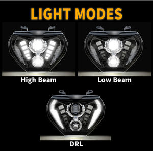 Conjunto de Faro LED para Motocicleta Yamaha MT <span class=keywords><strong>09</strong></span> 2014-2016, Accesorios y Luz de <span class=keywords><strong>Moto</strong></span> para Yamaha MT 07 2018-2019, Repuestos para MT09 MT07 - Product Image 2