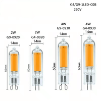 2022 haute qualité G9 Led ampoule verre Led maïs ampoule COB 2W 3W 4W AC 220V échantillons gratuits 80 E26 Led ampoules 10 W 100 W halogène