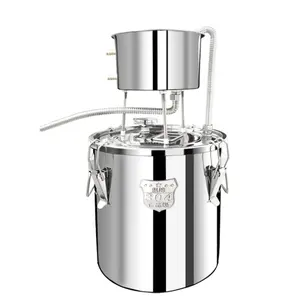 Hot Selling Rvs 10L Essentiële Olie Extractor Thuis Essentiële Olie Distiller Pure Dauw Extractie Apparatuur