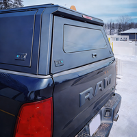 Couverture de benne de camionnette en aluminium de qualité supérieure, capot rigide pour Dodge RAM 1500 5.5FT, verrouillable, étanche, résistant aux UV, avec boîte de rangement à charnières