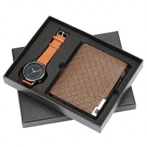 Conjunto de regalo para hombre 2021, conjunto de billetera de reloj de embalaje exquisito, combinación creativa, billetera de reloj, regalo del Día del Padre - Product Image 6