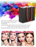 Set Palet Rias Profesional Lengkap Berkualitas Tinggi Lipstik Eyeshadow Set Alis