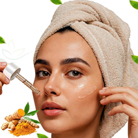 Sérum au curcuma 30 ml, soin naturel bio pour le visage, antioxydant, anti-acné, réparateur