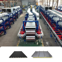 Machine de fabrication de panneaux pour chambre froide PIR, ligne de production de panneaux sandwich isolants pour toiture