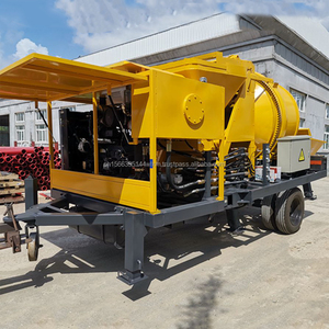 Mobile 30 40m3/h diesel Auto Chargement Bétonnière avec Pompe Mini Pompe de Mélange de Béton à Vendre - Product Image 5