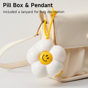 Boîte à pilules personnalisée hebdomadaire de 7 jours Organisateur de médicaments portable avec diviseur pour étuis de rangement de pilules de voyage Boîte de rangement en plastique - Product Image 2