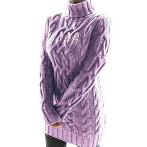 Nuovo Abito Autunno Inverno in Cotone Naturale Traspirante, Vestibilità Ampia, Maniche Lunghe, Spesso, per Donna - Product Image 4
