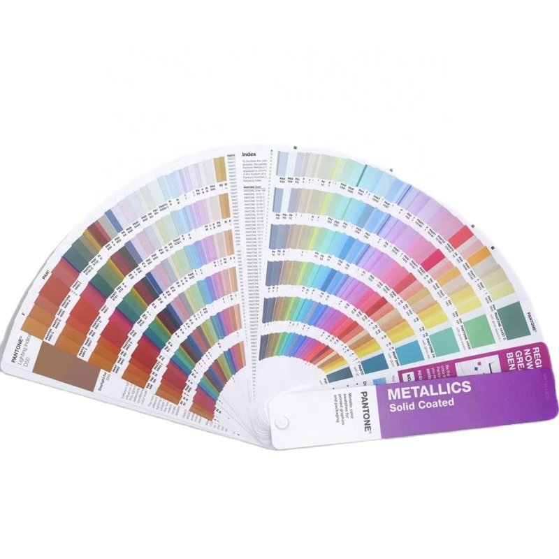 Modell Nr. GG1507B PANTONE METALLIC Solid Coated Guide Farben, geeignet für Druck und Verpackung