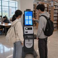 Automatisierter Selbstbedienungs-Buchausleihe- und -rückgabe-Kiosk mit RFID-Lesegerät für Bibliotheksverwaltung