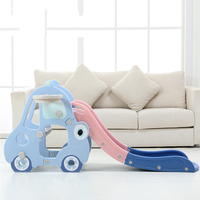 Feelkids Aire de jeux intérieure multi-combinaison pour bébés et enfants avec toboggans en plastique