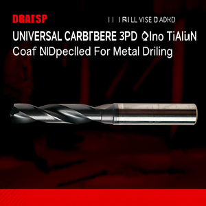 Foret universel en carbure 3xD avec revêtement Nano TiAlN non percé pour le perçage des métaux - Product Image 3