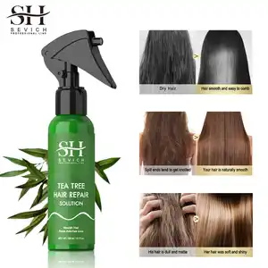 Tea Tree Oil Hair Spray Anti-Loss Care Repair Damage Keratin Hair Treatment Improve Frizz Hydration Nutrition Hair Care