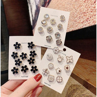 Rinhoo Pack de Broches et Épingles en Émail Mignonnes, avec Perles pour Encolure, Petites Broches de Col et de Revers, Épingles de Fixation pour Vêtements, Broches Invisibles, Ensembles de Bijoux