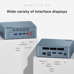 Bosgame Ryzen 5 3550h <span class=keywords><strong>Mini</strong></span> <span class=keywords><strong>PC</strong></span> Windows 11 Pro 16GB DDR4 RAM 512GB PCIe SSD Vega 8 đồ họa Ba 4K 60Hz hiển thị USB 3.2 X3 USB - Product Image 4