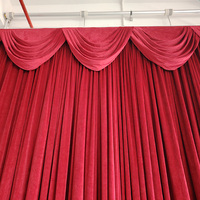 Rideaux de théâtre lourds ignifuges, tentures de scène pour décoration de mariage, vente directe fournisseur de matériel de scène de théâtre