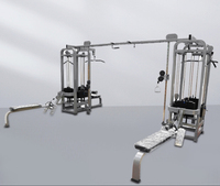 Station d'entraînement complète SK Gym : Poste de musculation pour huit personnes et stations pour quatre à cinq personnes, avec cadre Big Fly Bird Dragon Gate