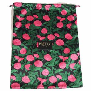 Sac à cordon en satin de luxe avec impression numérique intégrale, étiquette en tissu personnalisée, pour vêtements, chapeaux et sacs à main, sac anti-poussière en satin - Product Image 4