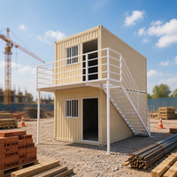 Maison conteneur préfabriquée portable de type X, respirante, pliable, pour ferme ou bureau, vente directe d'usine