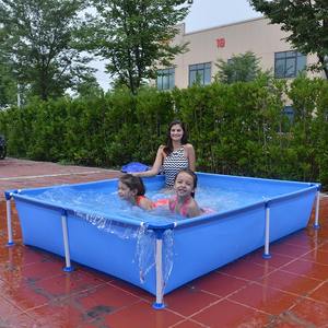 <span class=keywords><strong>Piscine</strong></span> <span class=keywords><strong>rectangulaire</strong></span> à cadre en acier, piscines <span class=keywords><strong>hors</strong></span> <span class=keywords><strong>sol</strong></span> bon marché - Product Image 4