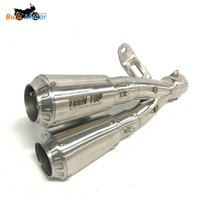 Sistema di Scarico Completo per Moto <span class=keywords><strong>CF</strong></span> MOTOR 450SR Tubo di Scarico in Acciaio Inox Doppio Slip-on - Product Image 2