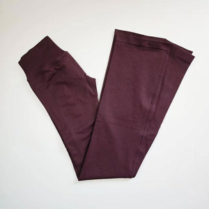 5482 <span class=keywords><strong>Leggings</strong></span> de yoga évasés pour femme, doux, taille haute, effet ventre plat, coupe <span class=keywords><strong>bootcut</strong></span>, sans couture, pour l'entraînement - Product Image 6