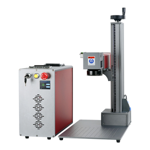 Graveur laser à fibre, nouvelle machine de gravure sur métal, Jpt Raycus MAX Mopa M7, portable, sur table, refroidissement par air, DXF/AI/BMP, 2.5D/3D rotatif - Product Image 1