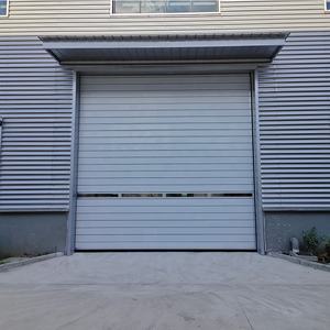 Entrepôt à rouleaux en spirale à grande vitesse Enrouler rapidement la porte de volet roulant en aluminium rapide - Product Image 3