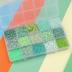 Kit de perles de rocaille de couleurs printanières, 15 pièces, tailles variées, avec mini kit de perles de rocaille en verre – Meilleures ventes - Product Image 6