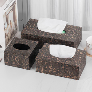 Caja de pañuelos de cuero para Hotel, logotipo personalizado, elegante soporte de pañuelos de lujo para sala de estar, baño, restaurante, oficina, uso comercial - Product Image 6